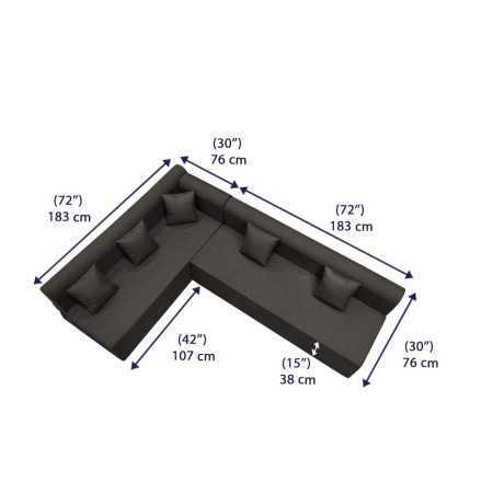 Wakefit Sofa Cum Bed | 1 Year Warranty| Sofa 3 Seater, Sofa Bed 6 X 5 Feet, Folding Sofa Bed, Sofa CumBeds for Living Room,