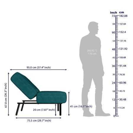 Wakefit Sofa Cum Bed | 1 Year Warranty| Sofa 3 Seater, Sofa Bed 6 X 5 Feet, Folding Sofa Bed, Sofa CumBeds for Living Room,