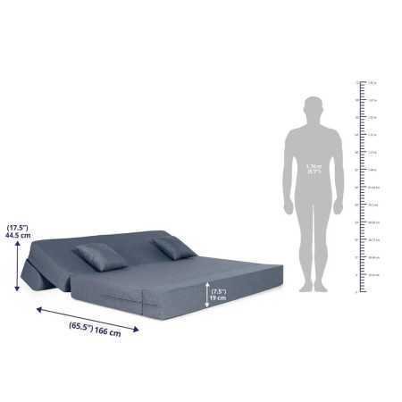 Wakefit Sofa Cum Bed | 1 Year Warranty| Sofa 3 Seater, Sofa Bed 6 X 5 Feet, Folding Sofa Bed, Sofa CumBeds for Living Room,