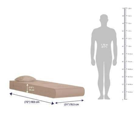 Wakefit Sofa Cum Bed | 1 Year Warranty| Sofa 3 Seater, Sofa Bed 6 X 5 Feet, Folding Sofa Bed, Sofa CumBeds for Living Room,