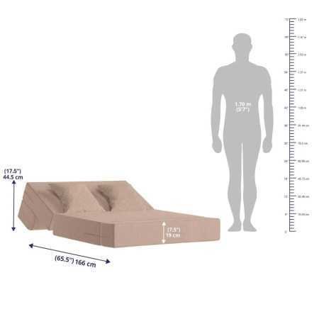 Wakefit Sofa Cum Bed | 1 Year Warranty| Sofa 3 Seater, Sofa Bed 6 X 5 Feet, Folding Sofa Bed, Sofa CumBeds for Living Room,