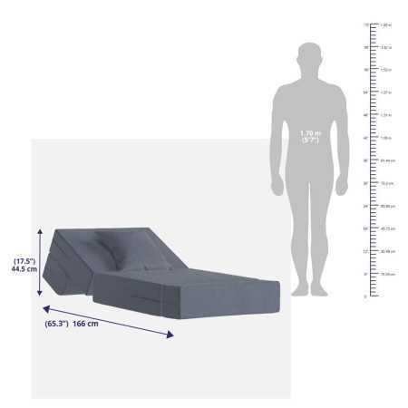 Wakefit Sofa Cum Bed | 1 Year Warranty| Sofa 3 Seater, Sofa Bed 6 X 5 Feet, Folding Sofa Bed, Sofa CumBeds for Living Room,