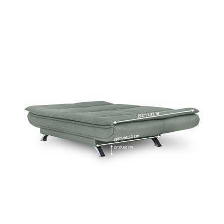 Wakefit Sofa Cum Bed | 1 Year Warranty| Sofa 3 Seater, Sofa Bed 6 X 5 Feet, Folding Sofa Bed, Sofa CumBeds for Living Room,