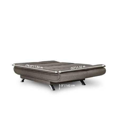 Wakefit Sofa Cum Bed | 1 Year Warranty| Sofa 3 Seater, Sofa Bed 6 X 5 Feet, Folding Sofa Bed, Sofa CumBeds for Living Room,
