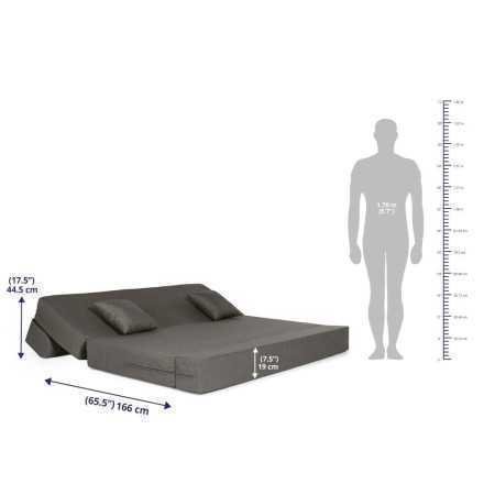 Wakefit Sofa Cum Bed | 1 Year Warranty| Sofa 3 Seater, Sofa Bed 6 X 5 Feet, Folding Sofa Bed, Sofa CumBeds for Living Room,