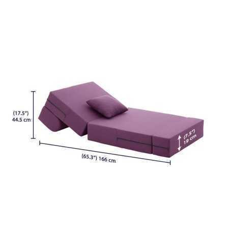 Wakefit Sofa Cum Bed | 1 Year Warranty| Sofa 3 Seater, Sofa Bed 6 X 5 Feet, Folding Sofa Bed, Sofa CumBeds for Living Room,