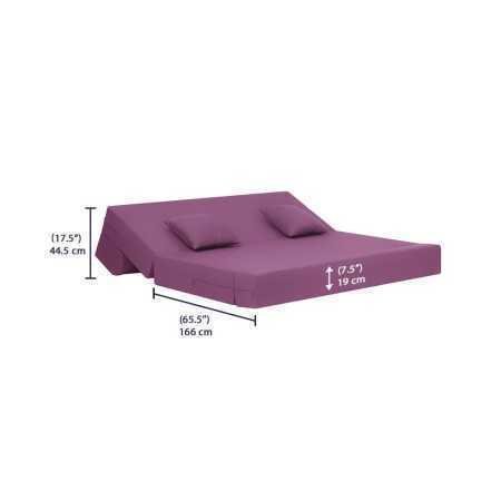 Wakefit Sofa Cum Bed | 1 Year Warranty| Sofa 3 Seater, Sofa Bed 6 X 5 Feet, Folding Sofa Bed, Sofa CumBeds for Living Room,