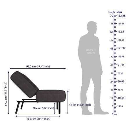 Wakefit Sofa Cum Bed | 1 Year Warranty| Sofa 3 Seater, Sofa Bed 6 X 5 Feet, Folding Sofa Bed, Sofa CumBeds for Living Room,