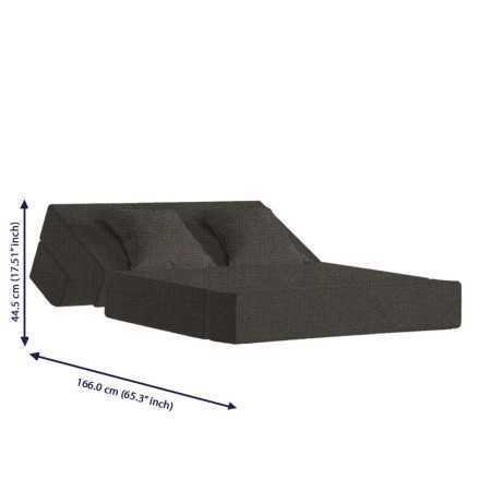 Wakefit Sofa Cum Bed | 1 Year Warranty| Sofa 3 Seater, Sofa Bed 6 X 5 Feet, Folding Sofa Bed, Sofa CumBeds for Living Room,