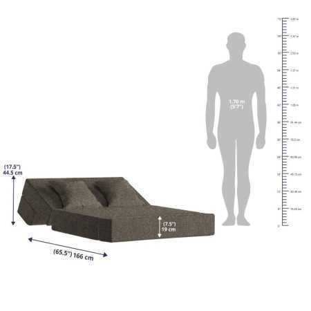 Wakefit Sofa Cum Bed | 1 Year Warranty| Sofa 3 Seater, Sofa Bed 6 X 5 Feet, Folding Sofa Bed, Sofa CumBeds for Living Room,