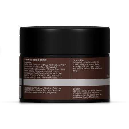 The Man Company Non-Sticky Daily Moisturizing Cream for Dry Skin | Moisturizes & Hydrates with Shea Butter, Vitamin E & Coco