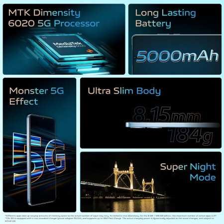 Vivo T2x 5G (Marine Blue, 128 GB) (6 GB RAM) Vivo T2x 5G (Marine Blue, 128 GB) (6 GB RAM)