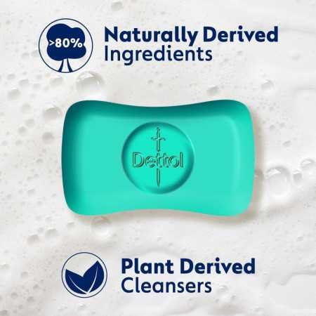Dettol Cologne Fresh Bathing Soap Bar with 100% better odour protection- 100g Pack of 4, (400gm)