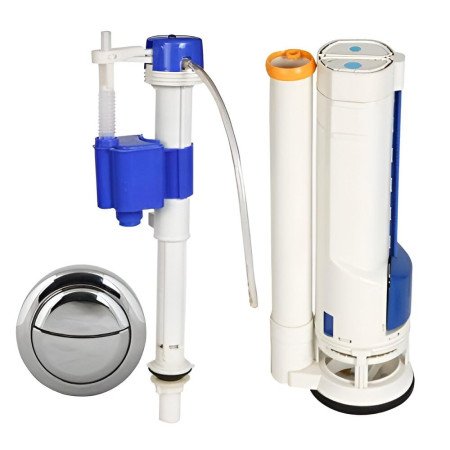 Elegant Casa ABS Siphon 8.26 Inches or 21 CM Toilet Flush Valve Kit | 3/6 Litre Dual Flush Tank Repair Kit | DIY Siphon for Elegant Casa ABS Siphon 8.26 Inches or 21 CM Toilet Flush Valve Kit | 3/6 Litre Dual Flush Tank Repair Kit | DIY Siphon for