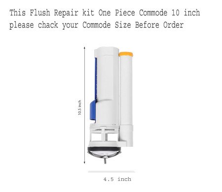 BHANMATI SANITARY ITEMS Flush Repair Kit Plastic Water-Saving Toilet Repair Kit, Dual Flush Valve-Siphon, "10 Inch", "8-10" inch BHANMATI SANITARY ITEMS Flush Repair Kit Plastic Water-Saving Toilet Repair Kit, Dual Flush Valve-Siphon, "10 Inch", "8-10" inch