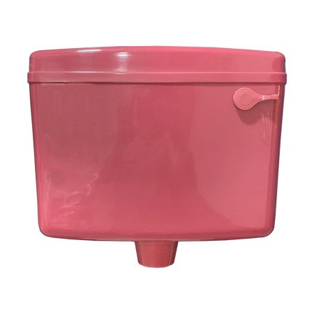 TAXAN Single Flush Tank for Toilet - 10 LTR Water Capacity – Polypropylene Smart PVC Slim Cistern - Wall Mounted, Side Handle