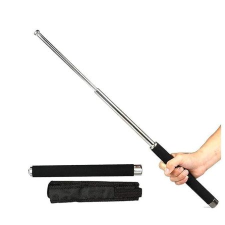 stainless steel self defence stick Foldable Pointer Compact magical stick, Extendable Wand with Comfortable Grip & Hiking Stick,