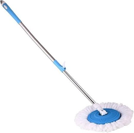 Galaa Spin Mop Spares Set Handle with Microfibers Refill Standing Magic Pocha with Easy Grip Handle Mop Stick Rod for Home,
