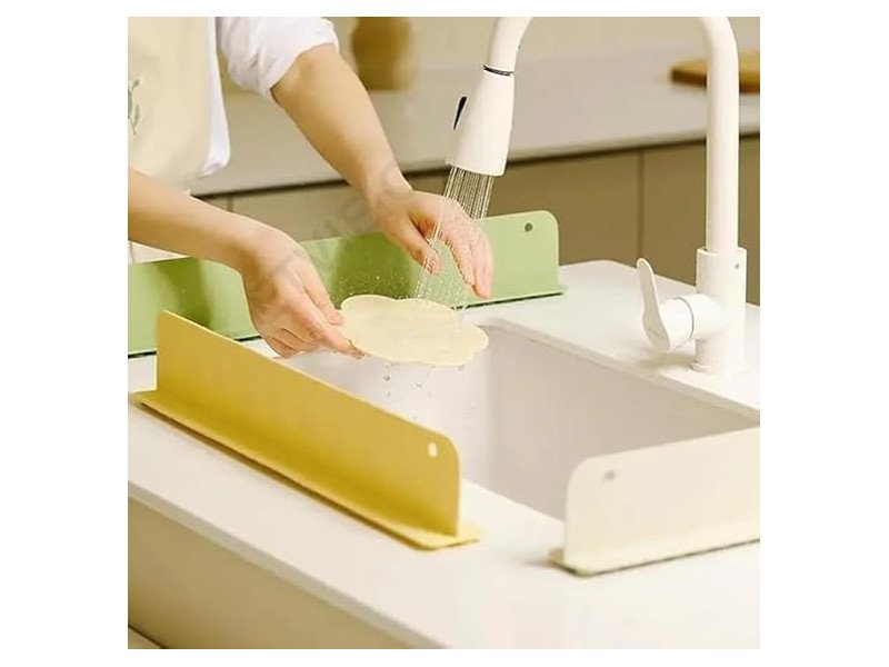 Bonsenkitchen Kitchen Sink Backsplash Guard x1 pack | silicone Splash Guard for Kitchen Island, Countertop, Stove & Sink