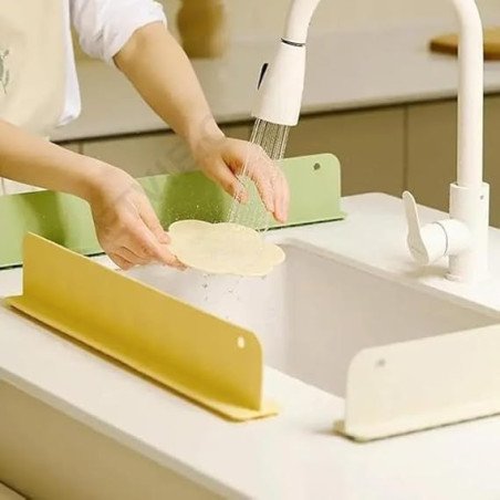 Bonsenkitchen Kitchen Sink Backsplash Guard x1 pack | silicone Splash Guard for Kitchen Island, Countertop, Stove & Sink