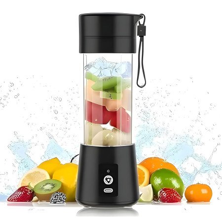 Portable Blender Electric Juicers Fruit Mixers USB Rechargeable Smoothie Mini Personal Juicer 6 Blades 3Gears With 1500 Mah Portable Blender Electric Juicers Fruit Mixers USB Rechargeable Smoothie Mini Personal Juicer 6 Blades 3Gears With 1500 Mah
