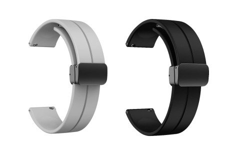 IIK COLLECTION 22mm Silicone Strap for Smart Watches | Combo Pack Compatible With Noise, Fireboltt, Boat Xtend, Pebble, Boat