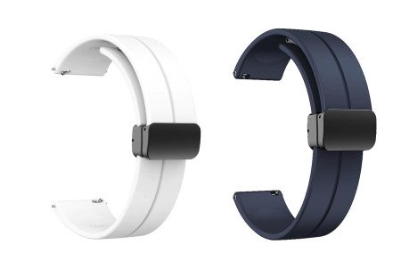 IIK COLLECTION 22mm Silicone Strap for Smart Watches | Combo Pack Compatible With Noise, Fireboltt, Boat Xtend, Pebble, Boat