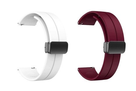 IIK COLLECTION 22mm Silicone Strap for Smart Watches | Combo Pack Compatible With Noise, Fireboltt, Boat Xtend, Pebble, Boat