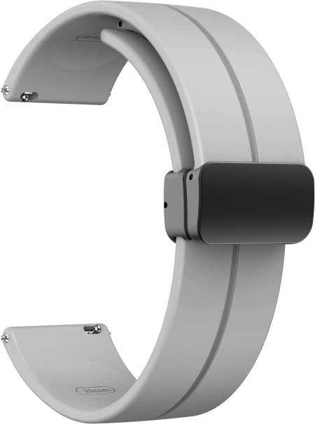 IIK COLLECTION 22mm Silicone Strap for Smart Watches | Combo Pack Compatible With Noise, Fireboltt, Boat Xtend, Pebble, Boat