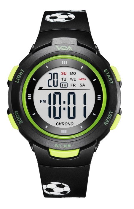 V2A Kids Watch - Waterproof Multi-Functional Digital Sports Watch for Ages 5-13, 30M Water Resistance, Gift for 5-10 Year Olds