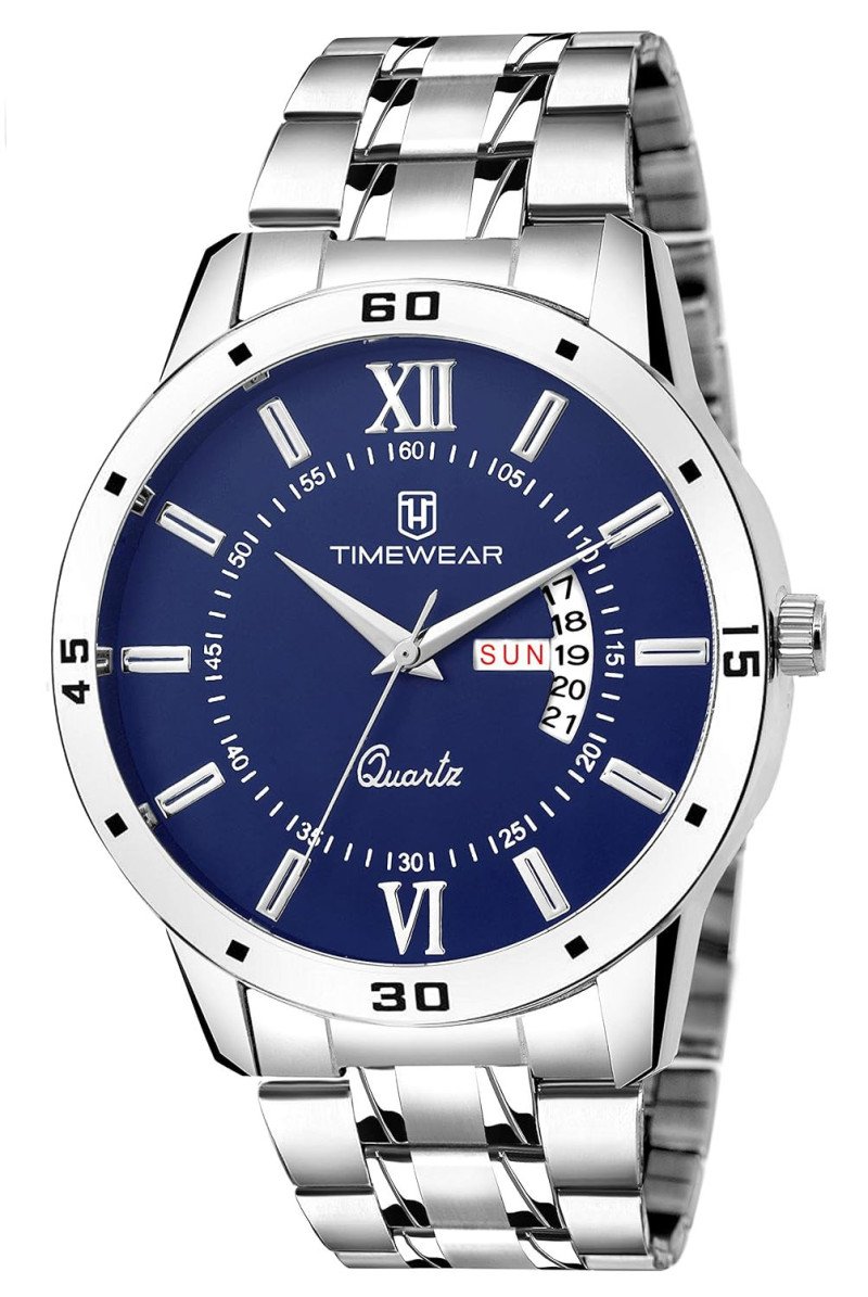 TIMEWEAR Analog Day Date Functioning Stainless Steel Chain Watch for Men TIMEWEAR Analog Day Date Functioning Stainless Steel Chain Watch for Men