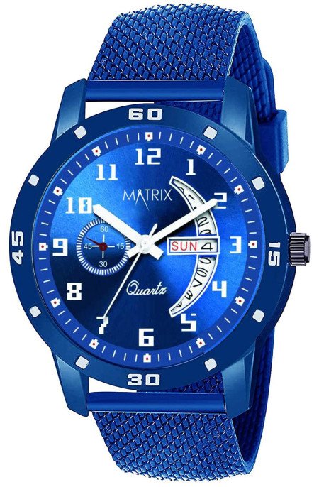 Matrix Analog Day & Date Display Wrist Watch for Men & Boys Matrix Analog Day & Date Display Wrist Watch for Men & Boys