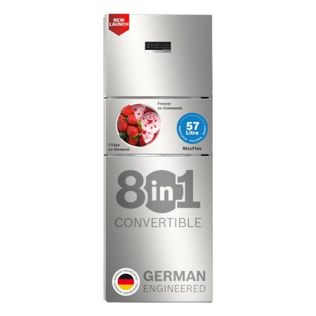 Bosch 303L, 3 Star, MaxFlex Convert Frost Free Triple Door Refrigerator | 8-in-1 Convertible Storage Modes | 57L Extra