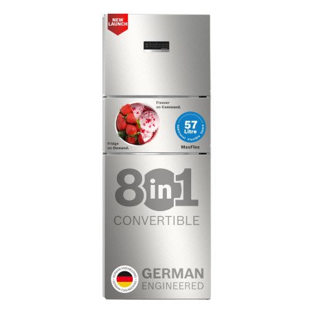Bosch 303L, 3 Star, MaxFlex Convert Frost Free Triple Door Refrigerator | 8-in-1 Convertible Storage Modes | 57L Extra