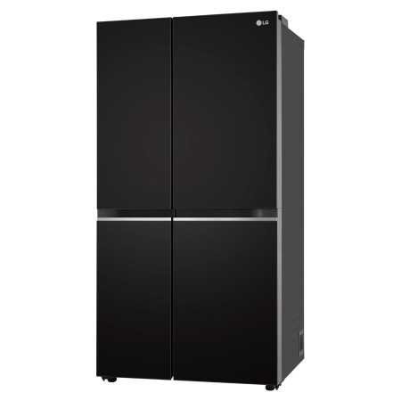 LG 655 L, 3 Star, Frost Free Smart Inverter Double Door Side by Side Refrigerator (GL-B257HWBY, Western Black, Express Freezing