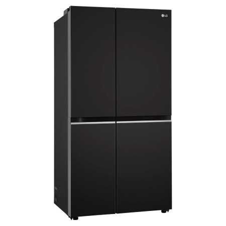 LG 655 L, 3 Star, Frost Free Smart Inverter Double Door Side by Side Refrigerator (GL-B257HWBY, Western Black, Express Freezing