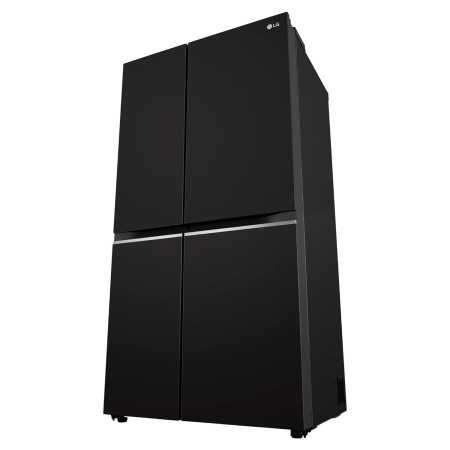 LG 655 L, 3 Star, Frost Free Smart Inverter Double Door Side by Side Refrigerator (GL-B257HWBY, Western Black, Express Freezing