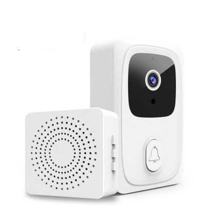 DEVIANT Wireless WiFi Video Doorbell Camera with Indoor Chime - Real-time Two-Way Audio, Night Vision, HD Resolution Smart Door