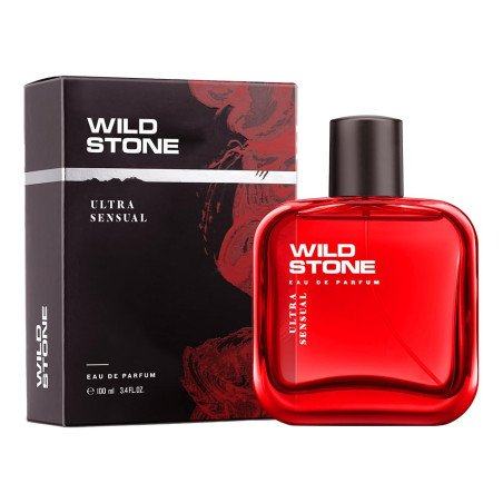 Wild Stone Ultra Sensual Long Lasting Perfume for Men, 100ml, A Sensory Treat for Casual Encounters, Aromatic Blend of Masculine
