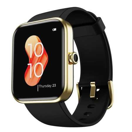 Boat Xtend Smart Watch w/Alexa Built-in, 1.69" (4.2 cm) HD Display, Multiple Watch Faces, Stress Monitor, Heart & SpO2