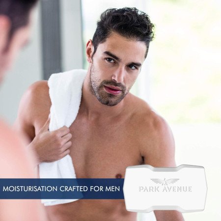 Park Avenue Premium Mens Soaps for Bath Good Morning | 125g (Pack of 4) | Enriched with Tea Tree Oil & Shea Butter | Grade 1 Park Avenue Premium Mens Soaps for Bath Good Morning | 125g (Pack of 4) | Enriched with Tea Tree Oil & Shea Butter | Grade 1