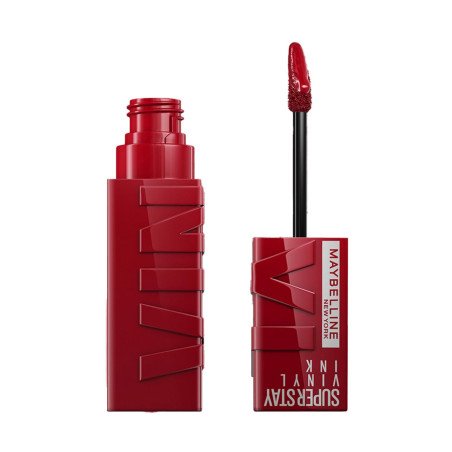 Maybelline Liquid Lipstick, High Shine Gloss, Lasts for 16 HRs, Enriched With Vitamin E & Aloe, SuperStay Vinyl Ink, Lippy,