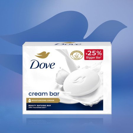 Dove Cream Beauty Bar - Soft, Smooth, Moisturised Skin, 3x125 g Dove Cream Beauty Bar - Soft, Smooth, Moisturised Skin, 3x125 g