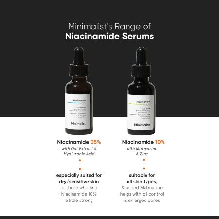 Minimalist 10% Niacinamide Face Serum for Acne Marks, Blemishes & Oil Balancing with Zinc | Skin Clarifying Anti Acne Serum for Minimalist 10% Niacinamide Face Serum for Acne Marks, Blemishes & Oil Balancing with Zinc | Skin Clarifying Anti Acne Serum for
