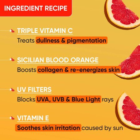 DOT & KEY Vitamin C + E Super Bright Sunscreen Spf 50|Water-Light,UVA/UVB & Blue Light Protection|For Even Toned & Glowing