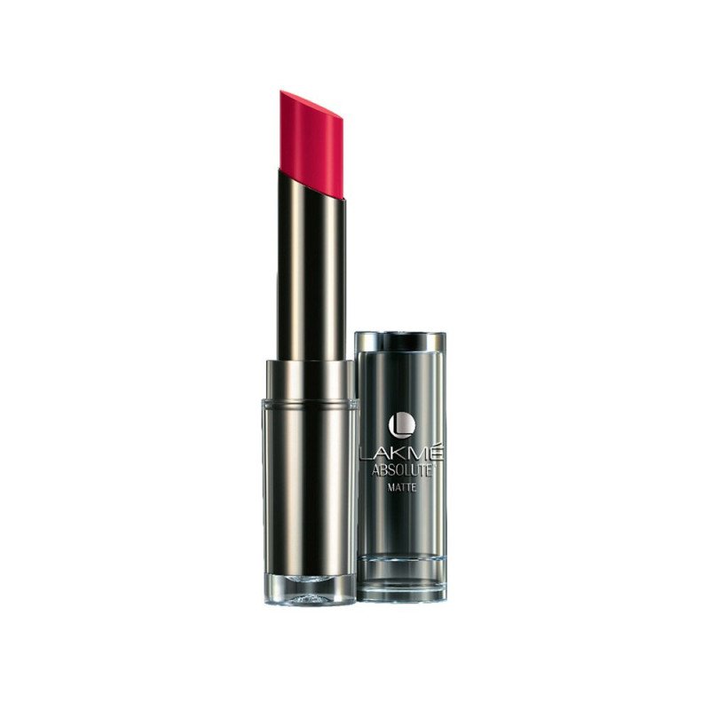 Lakme Absolute Matte Lipstick, Pink Passion, 3.7 g