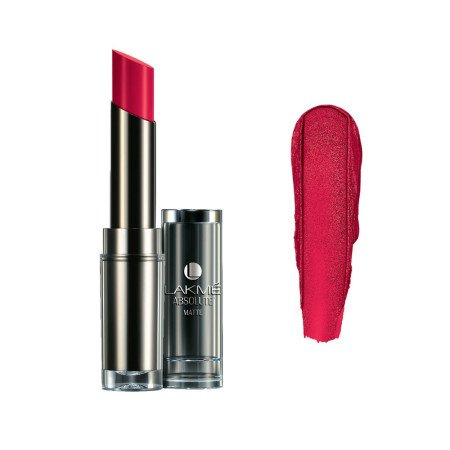 Lakme Absolute Matte Lipstick, Pink Passion, 3.7 g