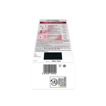 L'Oreal Paris Permanent Hair Colour, Radiant At-Home Hair Colour with up to 100% Grey Coverage, Pro-Keratin, Up to 8 Weeks of