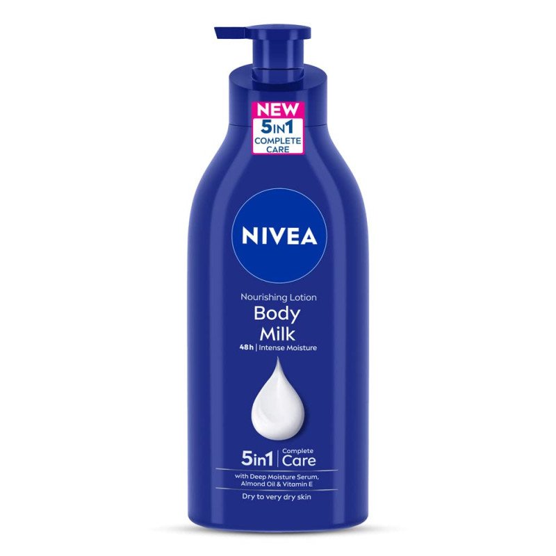 NIVEA Nourishing Body Milk 600ml Body Lotion | 48 H Moisturization | With 2X Almond Oil | Smooth and Healthy Looking Skin |For NIVEA Nourishing Body Milk 600ml Body Lotion | 48 H Moisturization | With 2X Almond Oil | Smooth and Healthy Looking Skin |For