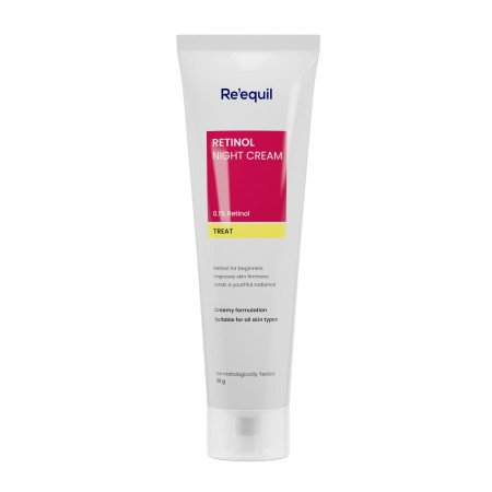 RE' EQUIL 0.1% Retinol Night Cream | Repairs Wrinkles & Fine Lines | Improves Skin Firmness | Beginner Friendly | All Skin Types